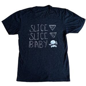 Fat Baby's Slice Slice Baby Hilton Head Island, SC T Shirt - Grey - Size Small